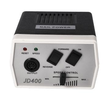 Elektrischer Nagelfräser JD 400 Farbe schwarz - Professioneller Studio Nagelfräser  für Maniküre und Pediküre  30000 U/Min