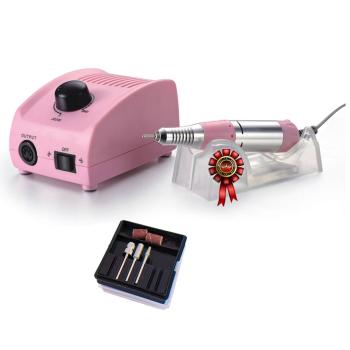 Elektrischer Nagelfräser JD 200 Farbe rosa - Professioneller Studio Nagelfräser  für Maniküre und Pediküre  30000 U/Min