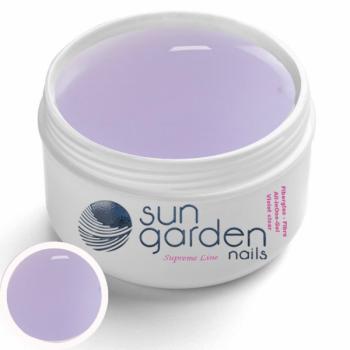 All-in-One UV Fiberglas Gel Violet Clear 30 ml - Sun Garden Nails Supreme Line - Fiberglas 1-Phasengel Violet klar