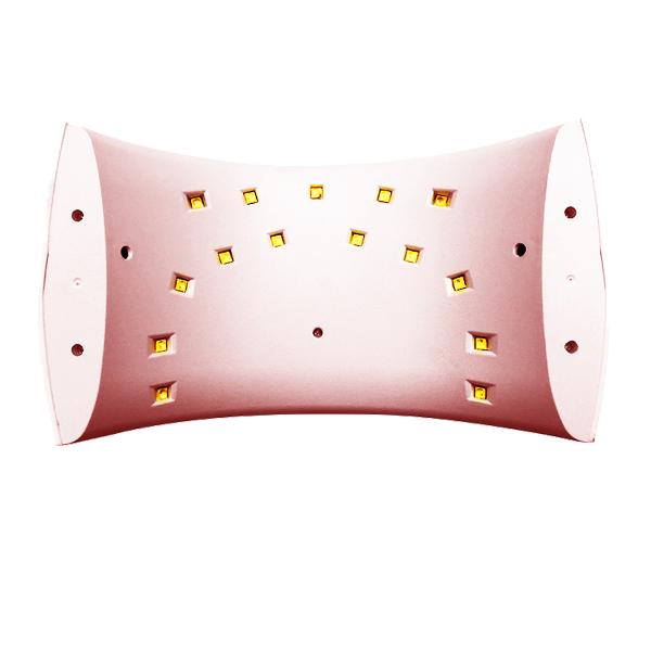 LED/DUAL Lampe SUN9s rosa - 24W - mit Sensor, ohne Bodenplatte - für Gel und Gellack Lichthärtungsgerät für Naildesign