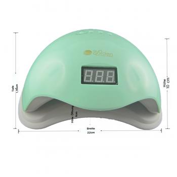 LED / UV lamp Sun5 green 48W CCFL-LED, UV device, dual LED device with timer and automatic switch-on, light curing device