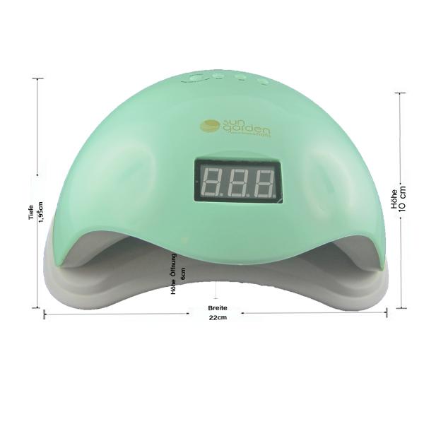 sun garden nails - LED / UV lamp Sun5 pink 48W CCFL-LED, UV device, dual LED  device with timer and automatic switch-on, light curing device